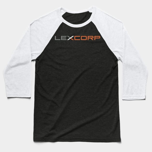 Lexcorp Baseball T-Shirt by fenixlaw